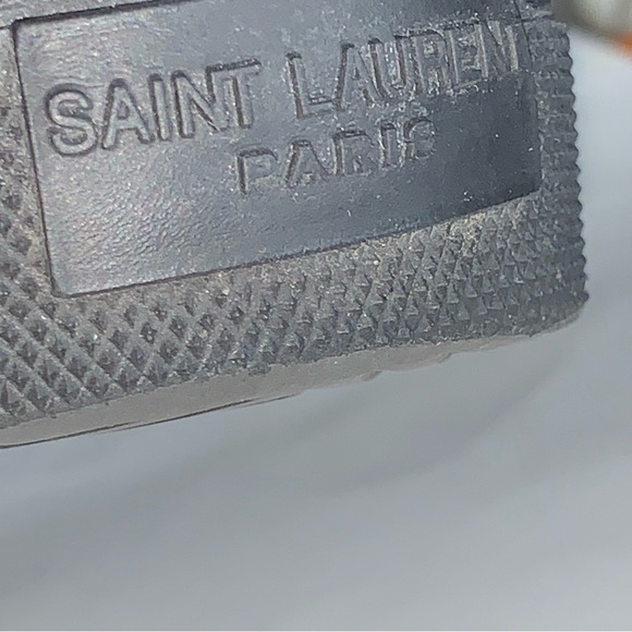 SAINT LAURENT PARIS men's size 11.5/12 SEE MEASUREMENTS leather court shoes - Picture 12 of 14